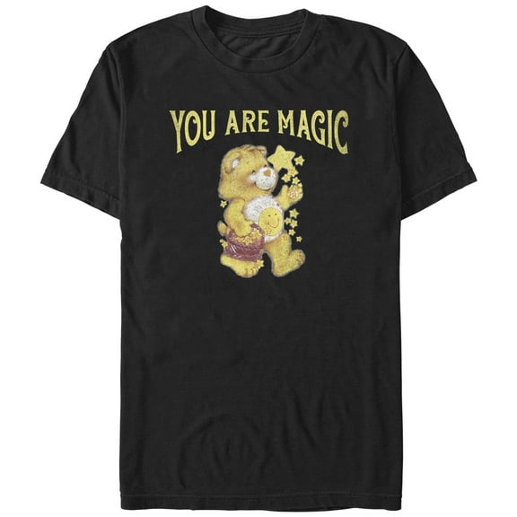 Men's Care Bears You are Magic Funshine  Graphic Tee Black Small