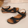 thumbnail image 4 of MKLEKYY Sandalias de Mujer Con Cierre de Velcro, Informales, Con Punta Abierta, Cómodas, para Playa, 4 of 4