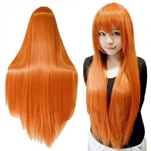 Red Anime Character Cosplay Wig for Women 100cm 