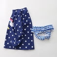 thumbnail image 4 of HAWEE Little Girls Two Pieces Rash Guard Swimsuit Set Long Sleeve Print Bikini Bathing Suit UPF50+ Beach Swimwear, 4 of 4