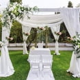 thumbnail image 3 of 15 Paquetes de 14 Pulgadas de Metal Grande Floral Macrame Anillos de de Oro, 3 of 6
