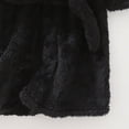thumbnail image 5 of Gibobby Boys Girls Kids Hooded Bathrobe,Soft Flannel Loungewear Robe with Adjustable Tie,Cartoon Print,for Toddlers to Kids 18 Month 2T 3T 4T 5T 6T Toddler Kids Pajamas,Black,Size 18-24 Months, 5 of 6