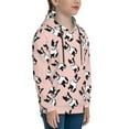 thumbnail image 3 of Picia French Bulldog1 Pattern Youth Hoodie - Warm Pullover Sweatshirt with Kangaroo Pocket, Ideal for Boys and Girls-Large, 3 of 6