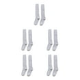 thumbnail image 3 of Sonducket Media sobre la rodilla Larga elasticidad Térmica Transpirable Bota Calcetines Pierna Cálido Muslo Protección Niñas Otoño gris claro Type2 NO2 Sonducket CBP380092, 3 of 4