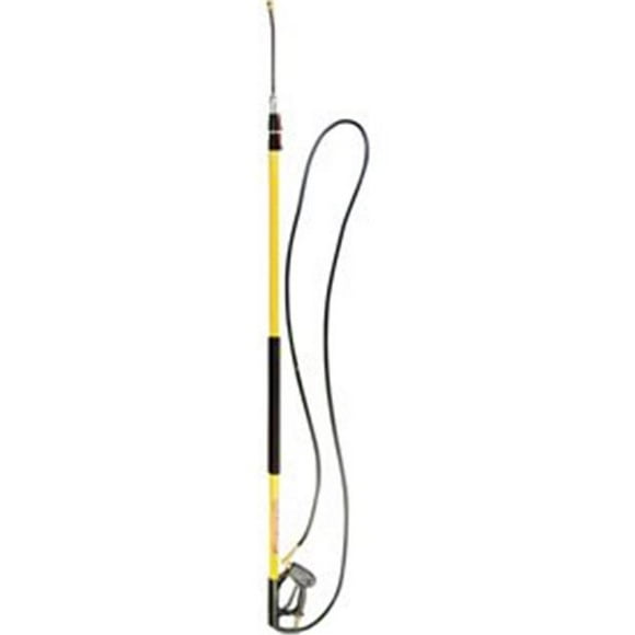 Be Pressure Washer Supply B1597416 Fiberglass Telescoping Wand - 6 ft. 6 in.-18 ft., 0.25 in. Hose