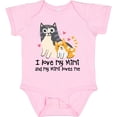 thumbnail image 3 of Inktastic I Love My Mimi Loves Me Cat Boys or Girls Baby Bodysuit, 3 of 5