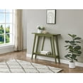 thumbnail image 2 of Kings Brand Furniture - Console Table, Narrow Sofa Table with Storage Shelf for Hallway, Front Hall, Entryway, Living Room (Avocado), 2 of 6