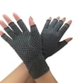 thumbnail image 4 of EeaseMX Guantes unisex para artritis, antideslizantes, con dedos abiertos para tendinitis y túnel carpiano, talla S (gris), 4 of 7