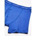 thumbnail image 2 of Calvin Klein Men's Cotton Stretch Boxer Briefs - 3 Pack, Black/Blue Shadow/Cobalt, Small, 2 of 5