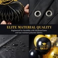 thumbnail image 3 of Forfamy 2026 Graduation Party Supplies, Graduation Party Decorations  Black Gold Themed Set Graduation Banner Balloons Party Supplies, Black, 3 of 9