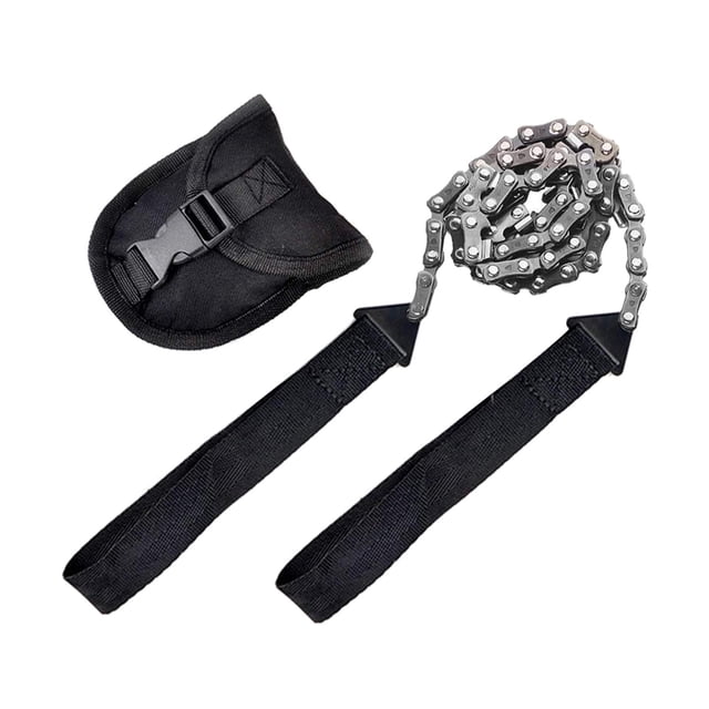 Moto de mano de cadena plegable de doble cara de corte rápido Zulema Negro