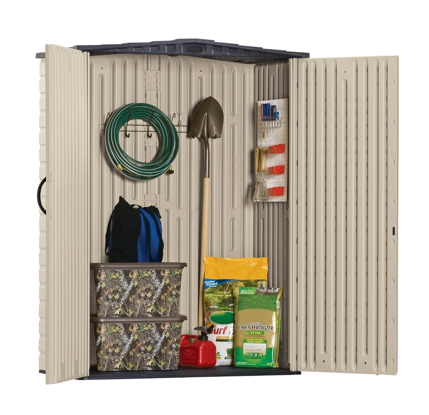 Rubbermaid 5 ft. x 2 ft. Vertical Shed - Small  78.5"L x 29.7"W x 14.4"H - image 3 of 3