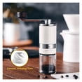 thumbnail image 2 of Manual Coffee Grinder Portable Stainless Steel Crank Handle Coffee Grinder Ceramic Grinding Core ,Easy to Operate, 2 of 6