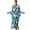 Blue-30, variant on EDOLYNSA Plus Size Kaftan Dresses for Women Print Swimwear Cover up Beach Caftan Robe Maxi Loungewear
