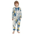 thumbnail image 2 of Vzayyk 4T-14Y Size Aviliable Cozy One-Piece Footless Sleeper Pajama Collar, 2 of 8