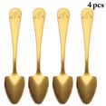 thumbnail image 2 of Coofit 4PCS Fruit Spoon Sawteeth Stainless Steel Spoon Flatware Spoon for Grapefruit, 2 of 10