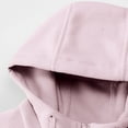 thumbnail image 5 of LpwkSSA Men's Hooded Sweatshirt Casual Solid Color Zip Up Hoodie Long Sleeve Top Jacket with Pocket Pink XXXXL, 5 of 8