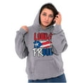 thumbnail image 3 of Puerto Rico Nuyorican Proud Borinquen Hoodie Sweatshirt Women Men Brisco Brands S, 3 of 5