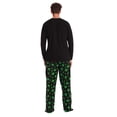 thumbnail image 3 of #FollowMe Mens Novelty Pajama Pants Set with Matching Socks  Fun & Comfy Sleepwear (Leaf Print With Socks, XX-Large), 3 of 4