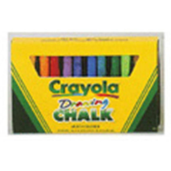 Crayola Llc Anciennement Binney & Smith Crayola Colored Dessin-Chalk Asst. 12Bx