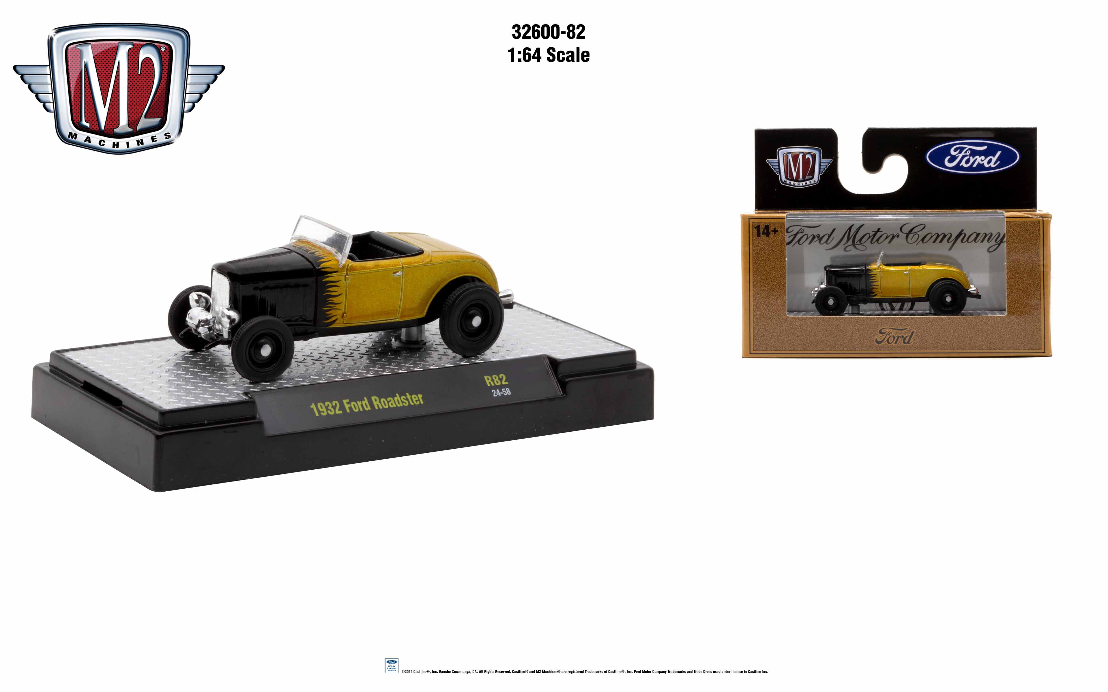M2 Machines Auto-Thentics R76 - 1932 Ford Roadster - Walmart.com