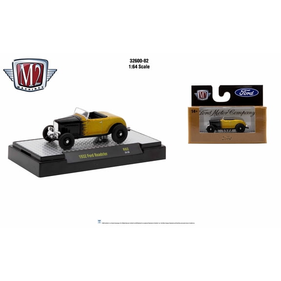 M2 Machines 1:64 Detroit Muscle Release 82 1932 Ford Roadster