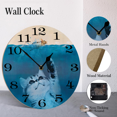 thumbnail image 5 of Ymaotrade The Cat & Mouse Wood Wall Clock 10in Battery Operated Non-Ticking Wall Clock, Rustic Farmhouse Wood Wall Clock for Country Bathroom Decor, Rustic Bathroom Wall Clock Decor, 5 of 7