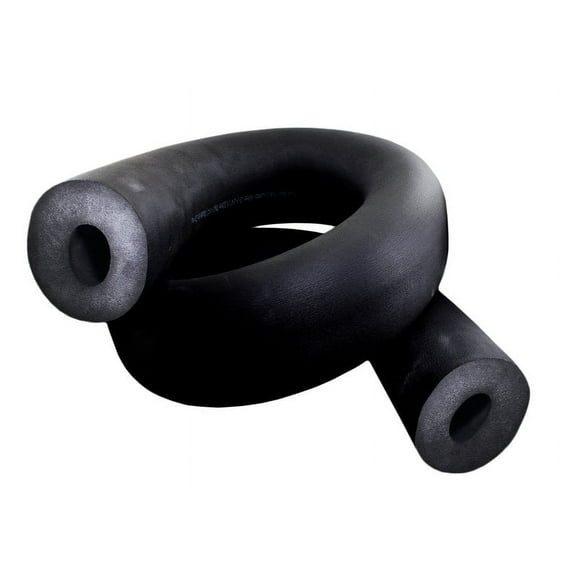 7/8" ID 32mm Thick 6 Ft Standard Nitrile Rubber Pipe Insulation R1.95 Water Resistant