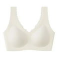 thumbnail image 4 of RMGVDSD Womens Wireless Bras Minimizer Bras For Women No Underwire Full Coverage Bras Seamless Soft Support Plus Size Lifting Bra T-Shirt Everyday Bra, 4 of 4