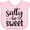 AD-Pink, variant on Inktastic Salty but Sweet Boys or Girls Baby Bib