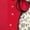 Red, variant on Farm Animals Xmas - Santa Hat Festive Tee T-shirt Women's