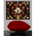 thumbnail image 2 of Wallhogs Xzendor7 Flight of Fire Wall Mural, 2 of 2