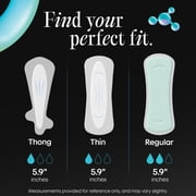 Kotex BioCare Daily Panty Liners, Wrapped, Light Regular Length, 56 Count