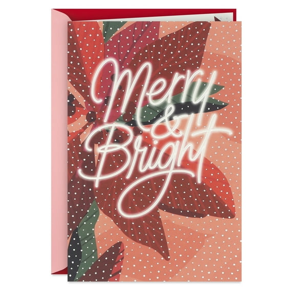Hallmark Christmas Card (Merry and Bright)