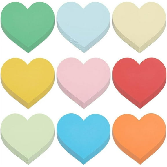 8 Sets 72Pcs 6 Inch Heart Paper Cutouts Bulletin Board Cut Outs Creative Assorted Colorful Blank Hearts Classroom Paper Cut Out