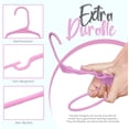 thumbnail image 4 of Utopia Home 20 Pack Kids Hangers - 11.5 Inch Plastic Baby Hangers for Closet - Children Hanger for Clothes - Infant Hanger for Closet - Everyday Standard Use (Baby Pink), 4 of 7