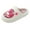 White, variant on Couples Slippers for Women Men Pink Ballon Memory Foam House Shoes Fuzzy Warm Cozy Bedroom Slip on Home Slides