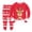 Red, variant on GCETTIC Girls Christmas Pajamas Set Holiday Pjs for Kids Long Sleeve Sleepwear Blue 5-6 Years