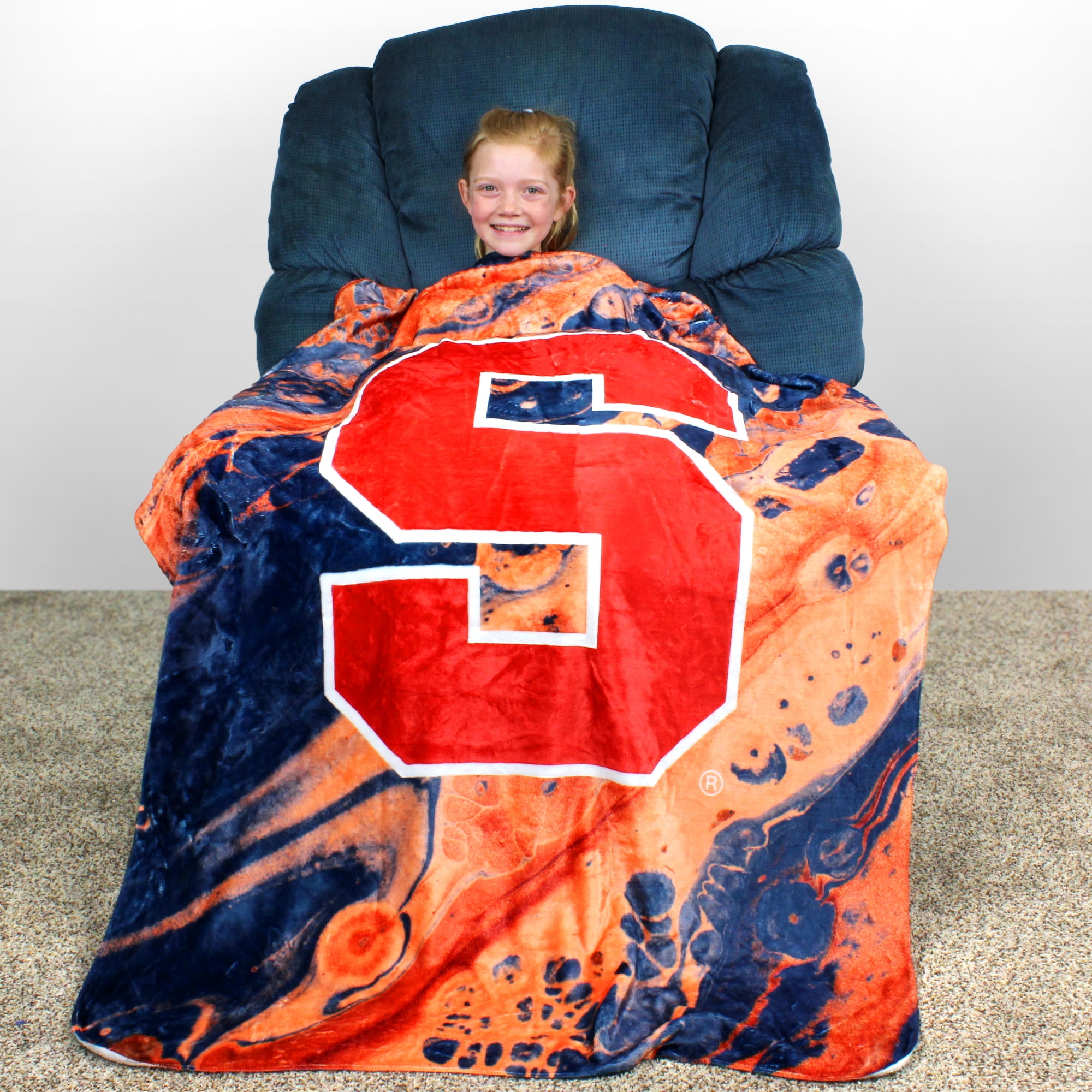 College Covers Syracuse Orange Sublimated Soft Throw Blanket, 42" x 60"