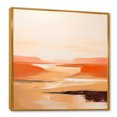 thumbnail image 2 of Designart "Minimalism: Brown Canyon Calm" Canyon Floater Framed Wall Art Prints, 2 of 5