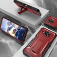 thumbnail image 2 of ExoGuard For Nokia 8 V 5G UW Case, Phone Case with Screen Protector and Kickstand (Red), 2 of 6