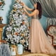 thumbnail image 4 of Worallymy 15 piezas flores artificiales de plástico flor de Navidad árbol de Navidad decoración Floral adorno de festival de vacaciones Worallymy JD735906093, 4 of 7