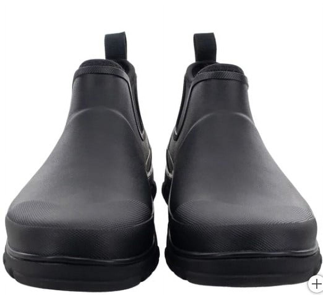 Staheekum Mens Size 9 Rubber Chelsea Waterproof Slip-On Boots Black Staheekum Men main image 3