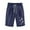 Navy, variant on Zorckvet Shorts for Women Knee Length Casual Beach Elastic Waist Fashion with Pockets Womens Short