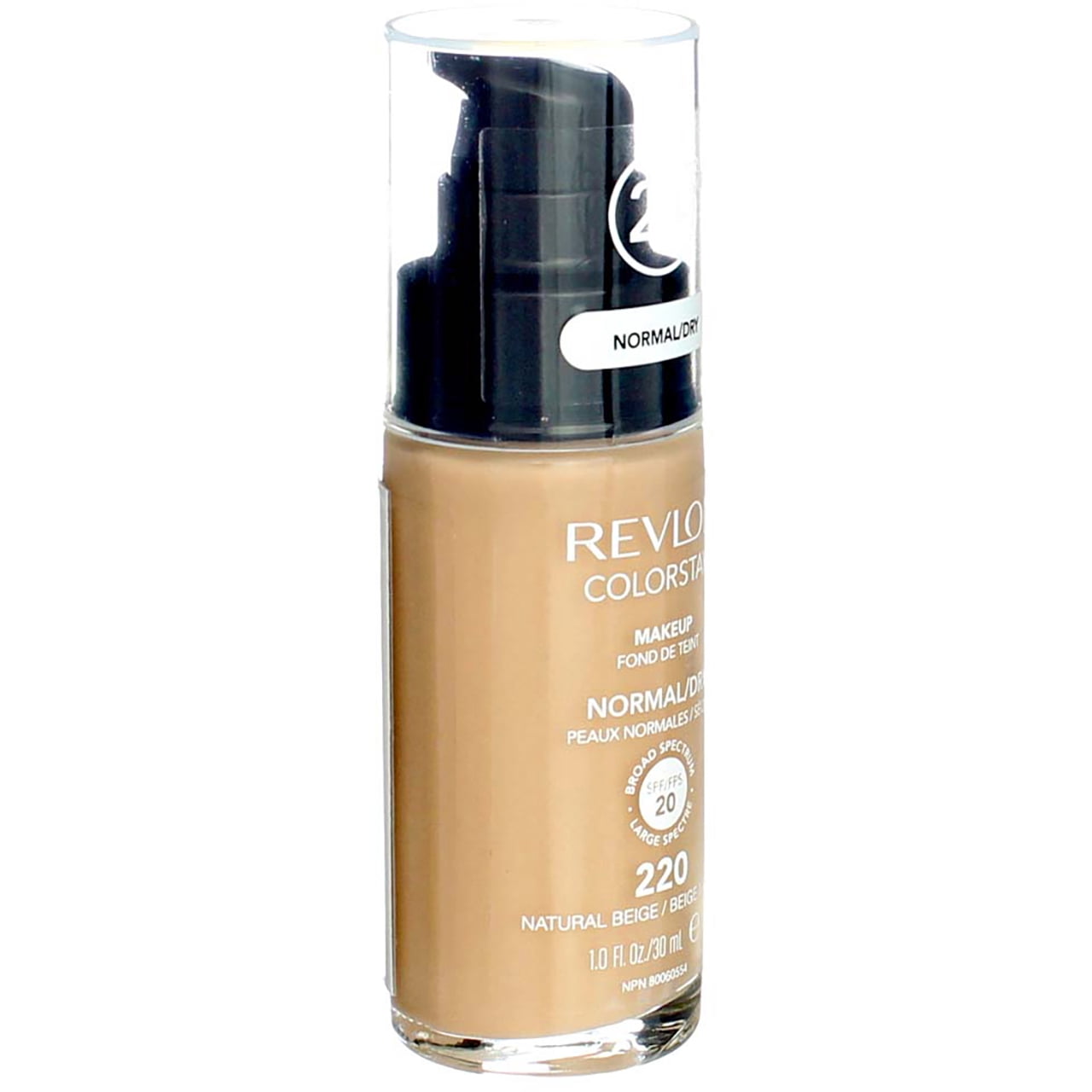 Revlon ColorStay for Normal/Dry Skin Makeup, Natural Beige [220] 1 oz (Pack of 4)