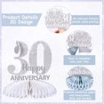 thumbnail image 6 of 8Pcs Pearl Wedding Anniversary Table Decorations, Honeycomb Centerpieces Table Toppers Cheers to 30th Wedding Anniversary Honeycomb Table Topper for Happy Anniversary Decorations Romantic, 6 of 7