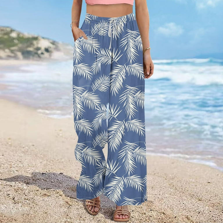 ZZwxWA Casual Pants Women Wide Leg Dress Pants High Waisted Loose Fit Work  Travel Trousers with Pockets Summer Holiday - Walmart.com