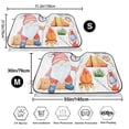 thumbnail image 3 of Kdxio Gnome Camping Print Windshield Sun Shade,UV Rays and Sun Heat Protection,Sunshade for Car Windshield,Car Shade Front Windshield - Medium, 3 of 6