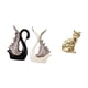 thumbnail image 5 of Figuras De Gato Cisne, Escultura De Cerámica De Animales, Colección De Escritorio, Adorno Para Estante, Aniversario, Chimenea, Arte, Artesanía, Estatua Decorativa, 5 of 8