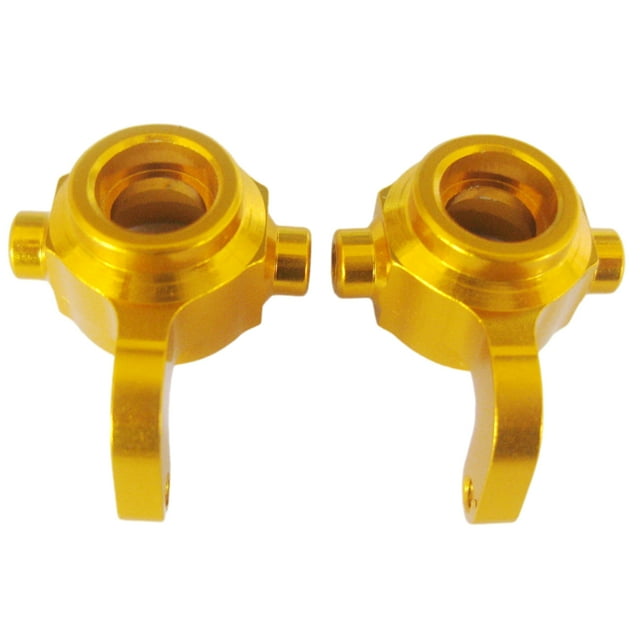 Nudillos del bloque de dirección Vogacara duradero de aleación de aluminio para 1/18 HIMOTO -18 Kits de construcción modelo Dorado